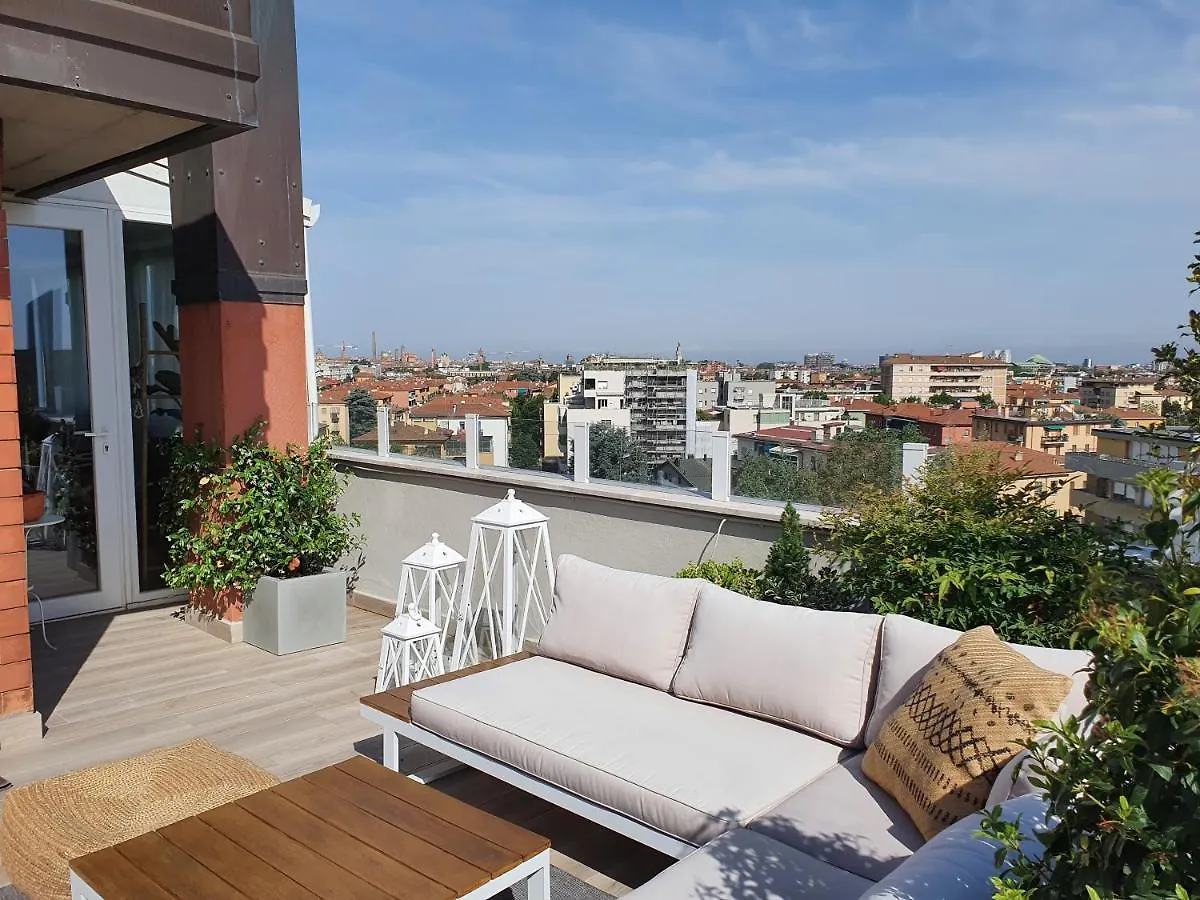 Apartment Ferienwohnung Penthouse F8 - Panoramic Terrace, View Two Towers Bologna
